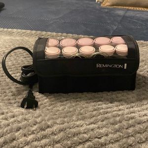 Remington travel hot rollers with clips